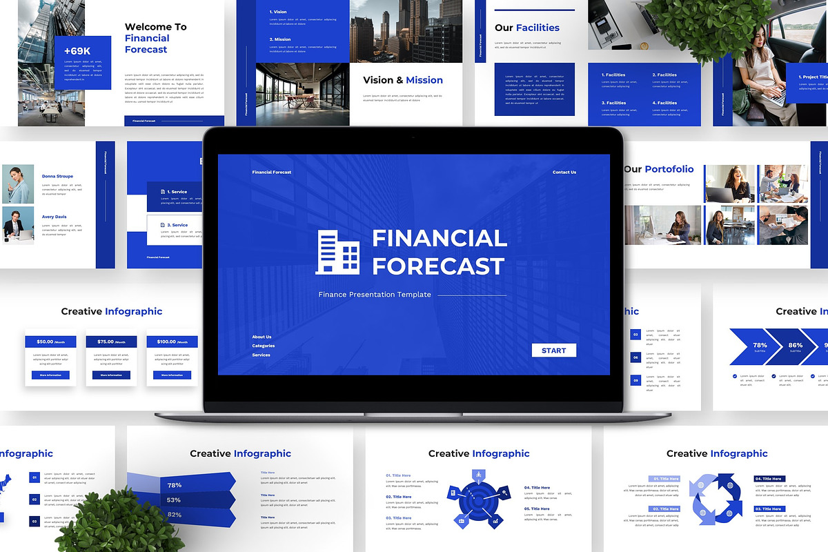 Financial Forecast - Finance Key, a Presentation Template by Deepslide Studio (Photo 6 of 6)