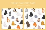Funny cats pattern, an Animal Illustration by pet design shop (Thumbnail 6 of 10)