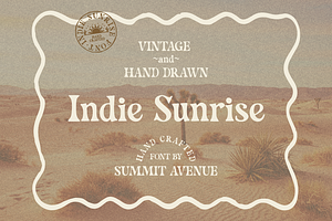 Retro Vintage Hand Drawn Font Font