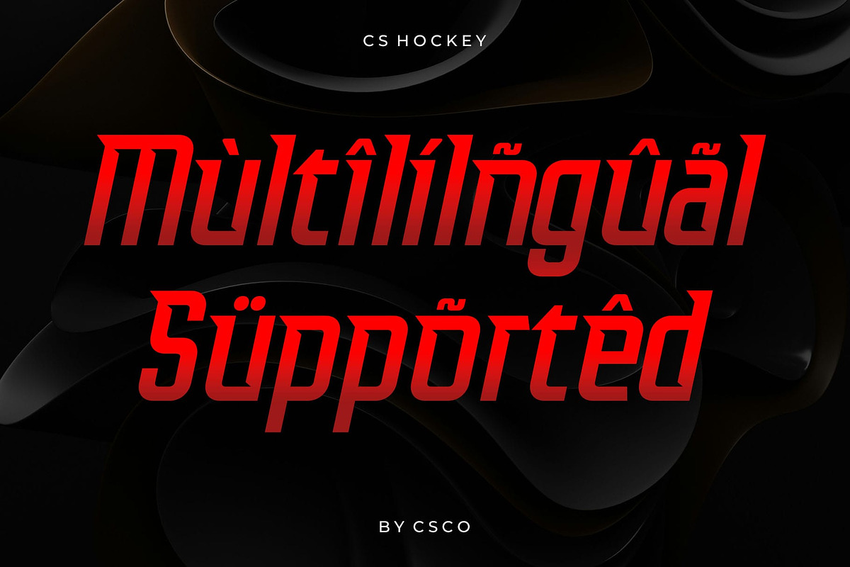 CS Hockey – Cyberpunk Font, a Sans Serif Font by Craft Supply Co. (Photo 4 of 8)
