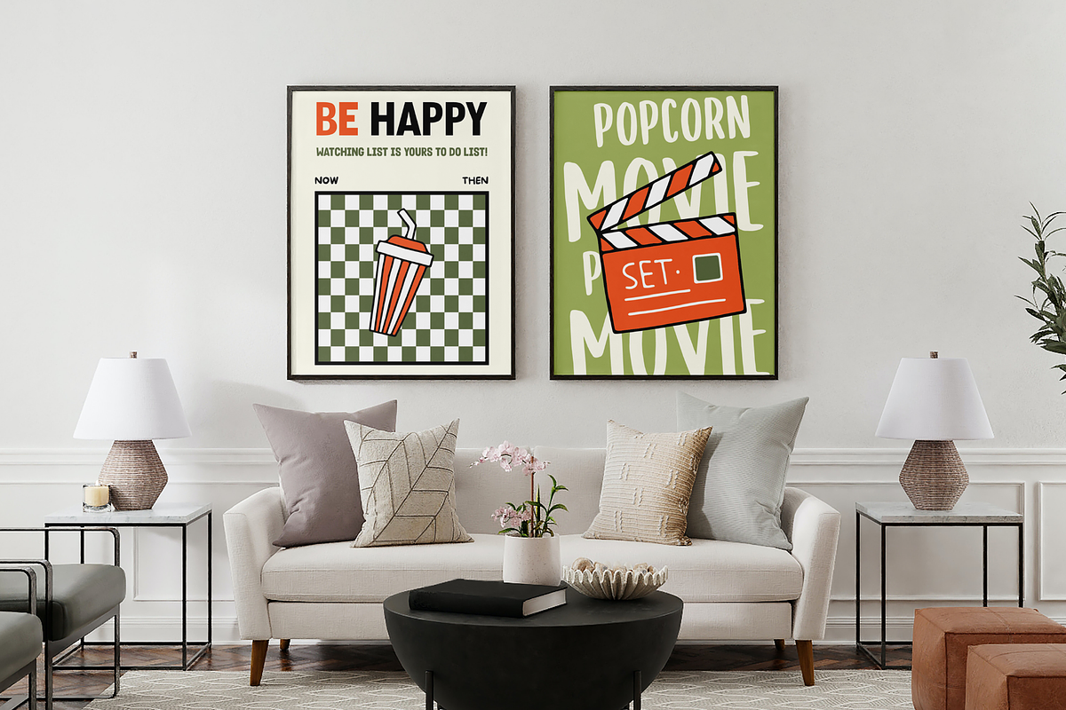 Movie Poster Wall Art Design Prints, an Object Graphic by digitalsbydepi (Photo 1 of 6)