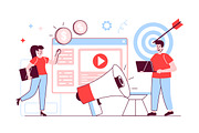 Flat Line Web Illustrations, a Templates & Theme by alexdndz (Thumbnail 15 of 25)