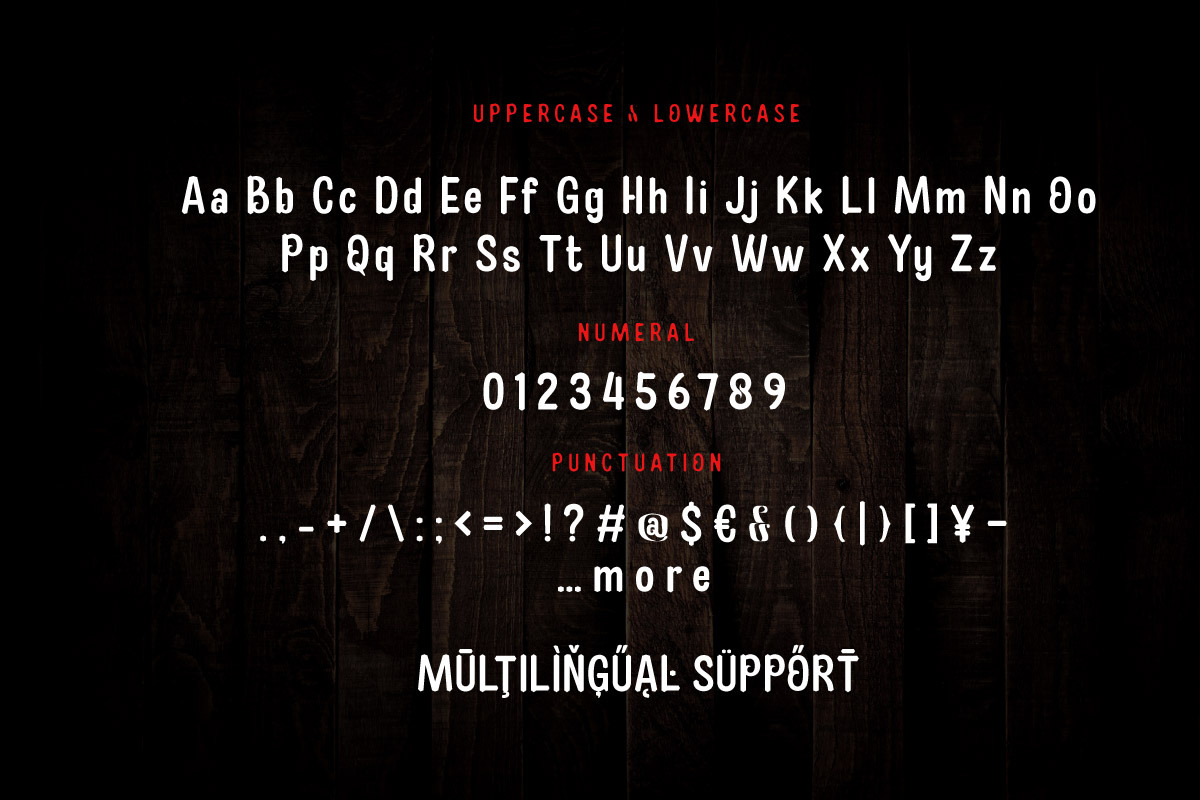 Ardentemon - Horror Movie Font, a Font by twinstd (Photo 5 of 9)