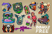 Komo Nout Cartoon, a Font by typeline studio (Thumbnail 7 of 7)