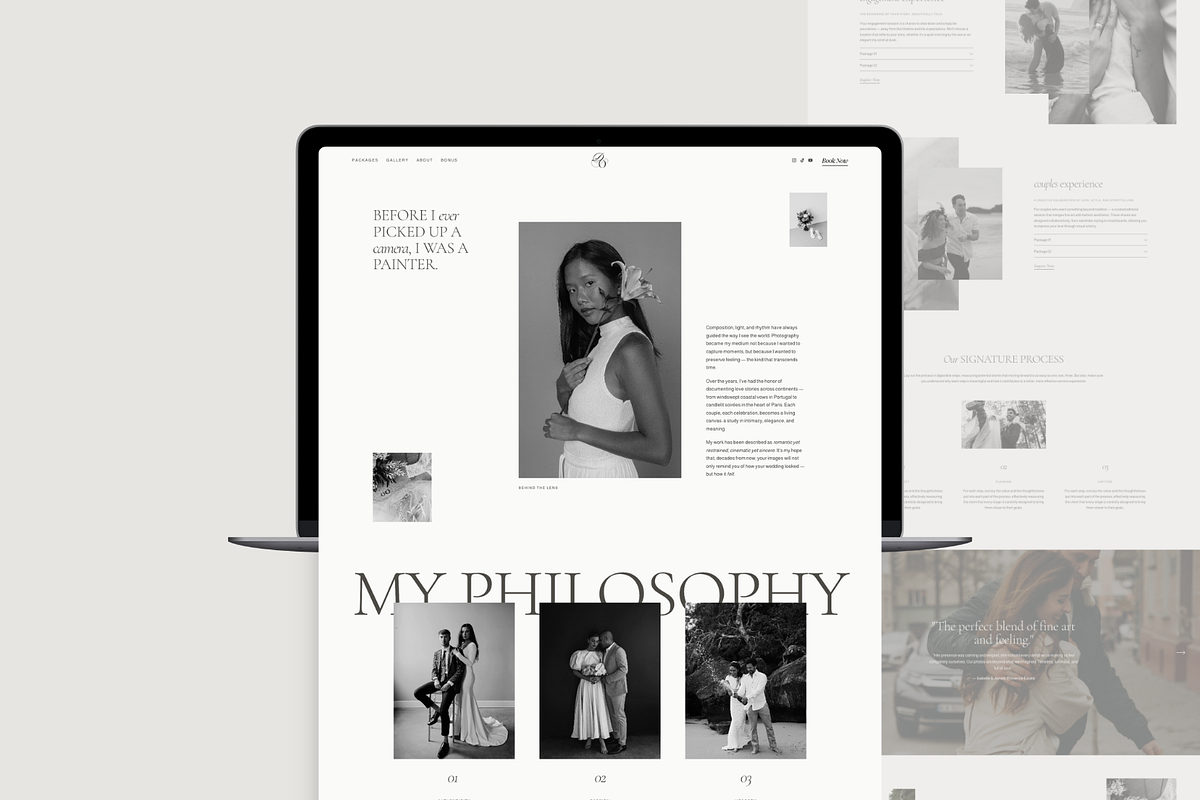 Website Template Squarespace: Dahlia, a Squarespace Template by Candor Templates (Photo 3 of 18)