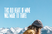 Travel Sans Font, a Sans Serif Font by Salt & Pepper Designs (Thumbnail 3 of 8)