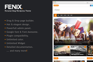 Fenix - Personal Blog Wordpress Them