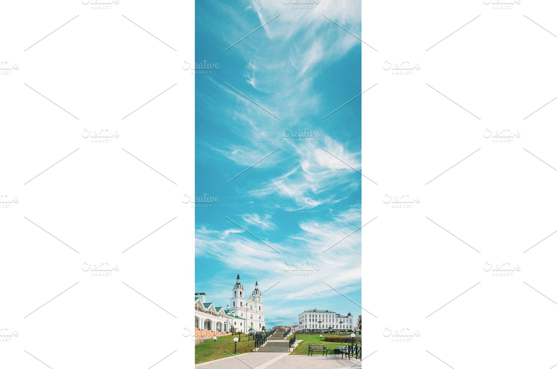 Minsk, Belarus. cathedral of Holy, an Architecture Photo by Our Amazing World