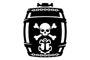 Pirate Skull Vector Icon, an Object Graphic by Gfx_Store (Thumbnail 11 of 14)