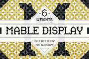 Mable, a Serif Font by kenjiboy (Thumbnail 1 of 5)