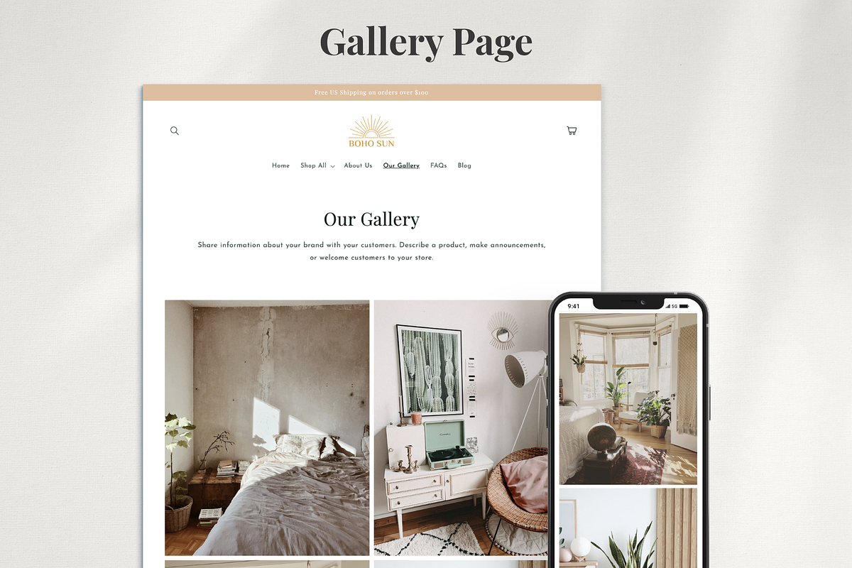 Boho Sun - Fashion Shopify Theme, a Templates & Theme by InspiredTheme (Photo 5 of 8)