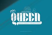 Queen, a Font by Linecreative (Thumbnail 1 of 7)