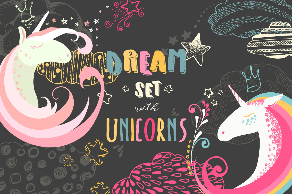 Unicorns - set 2., an Illustration by Gluiki (Photo 3 of 9)