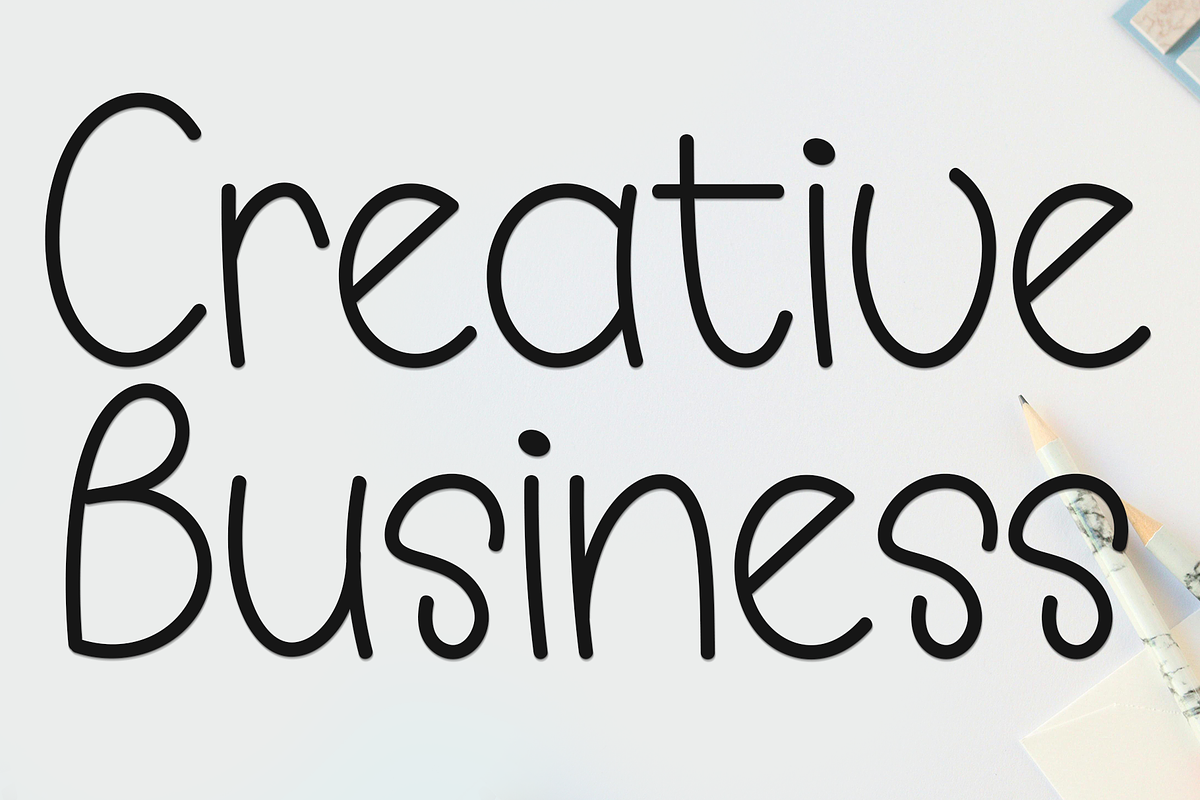 Cute Daddy, a Sans Serif Font by FreshTypeINK (Photo 6 of 7)