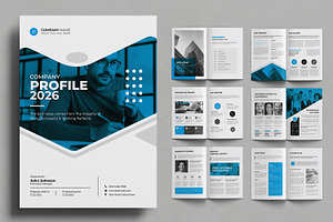 Company Profile Template, a Brochure Template by ContestDesign