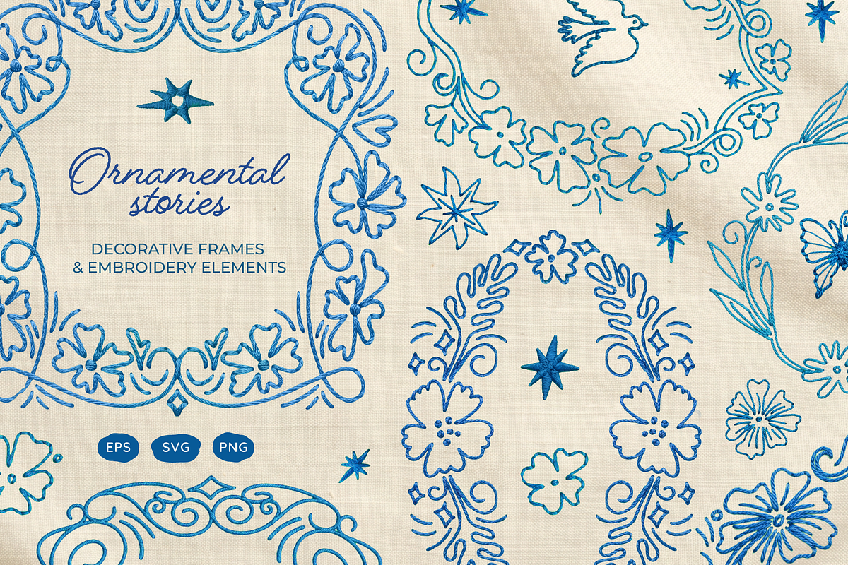 Decorative Frames & Embroidery, an Object Graphic by venimo (Photo 1 of 12)
