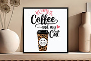 Coffee And My Cat PNG, an Illustration by DreamCafeArt (Thumbnail 4 of 6)