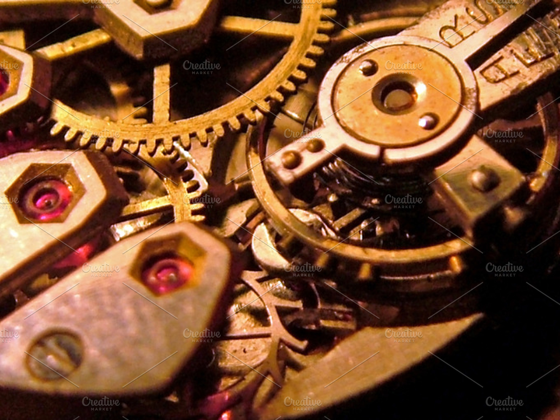 Clock Mechanism Detail