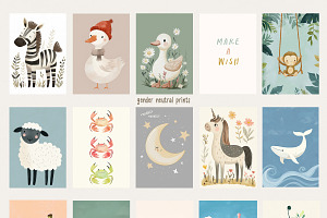 Nursery Wall Art Gallery Prints