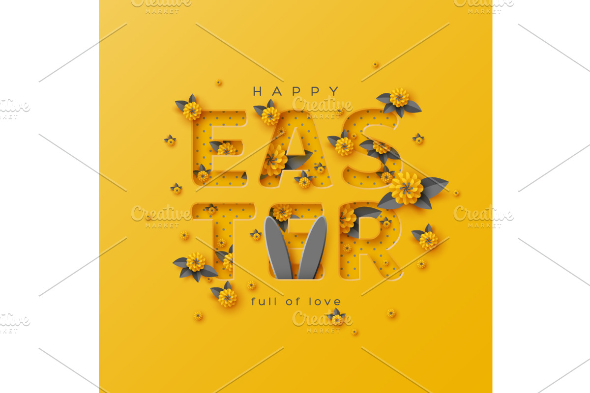 Easter holiday greeting card., a Poster Template by Liudmyla Matviiets