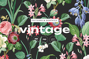 Vintage Elegant Floral Pattern, a Pattern Graphic by likorbut (Thumbnail 1 of 8)