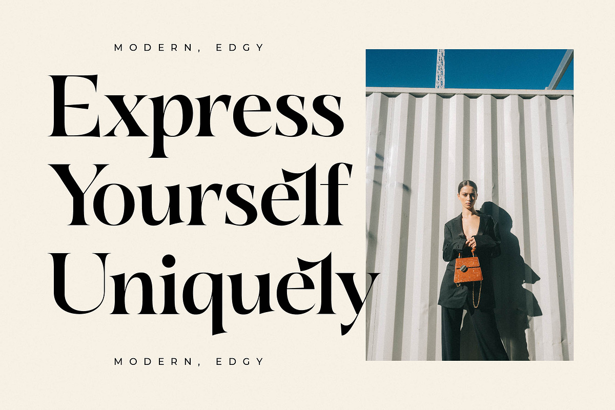 Quilge Modern Serif, a Serif Font by Letterena Studios (Photo 6 of 15)