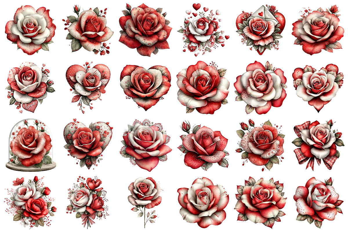 Valentine Rose Flower, an Illustration by designcity5 (Photo 2 of 5)