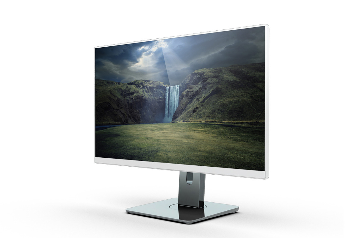 Monitor U2414h Mockup, a Product Mockup by PixelMockup (Photo 6 of 14)