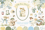 Little Farm Friends Collection, a Seasonal Illustration by PeDe Designs (Thumbnail 1 of 15)