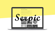 Serpic Responsive HTML Theme, a HTML Template by Uros Simic (Thumbnail 1 of 2)