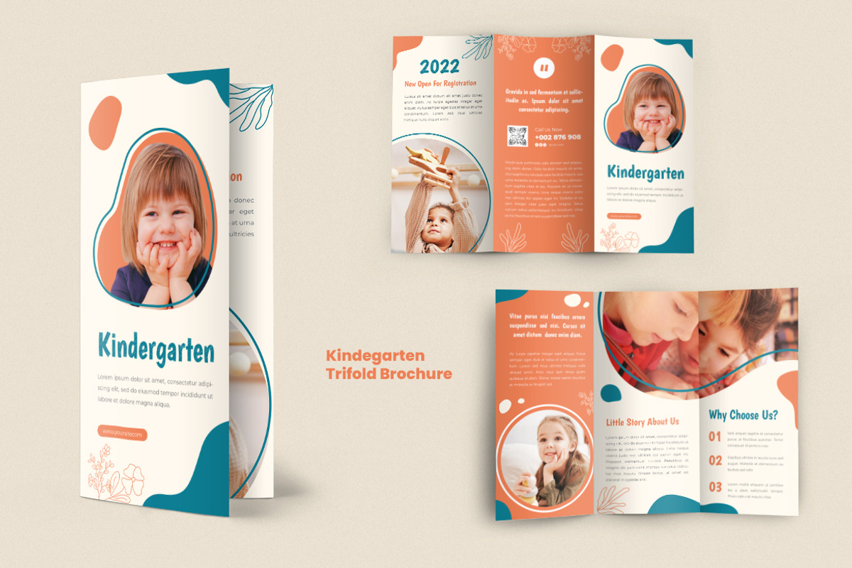 Kindegarten Trifold Brochure, a Brochure Template by Rahardi Creative (Photo 5 of 5)