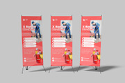 X Stand Banner Mockup, an Advertising Mockup by graphictime (Thumbnail 10 of 12)
