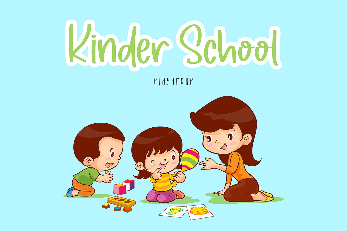 Pinkandy Sweet Kids Display Font, a Font by Giant Design (Photo 5 of 10)