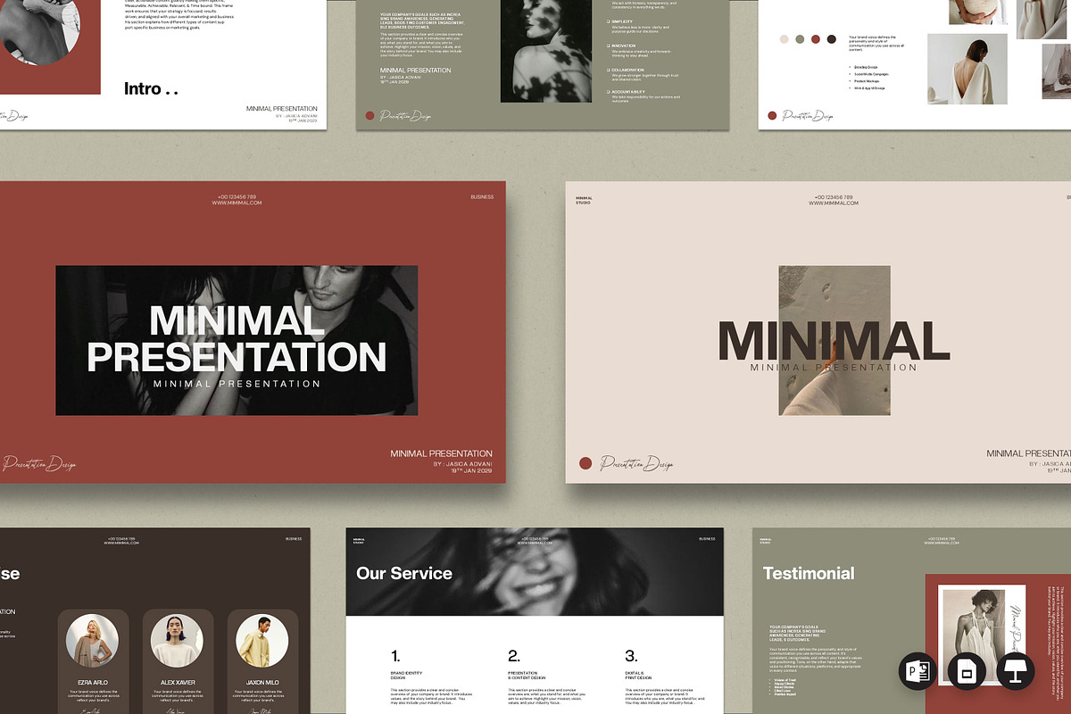 Minimal Presentation Template
