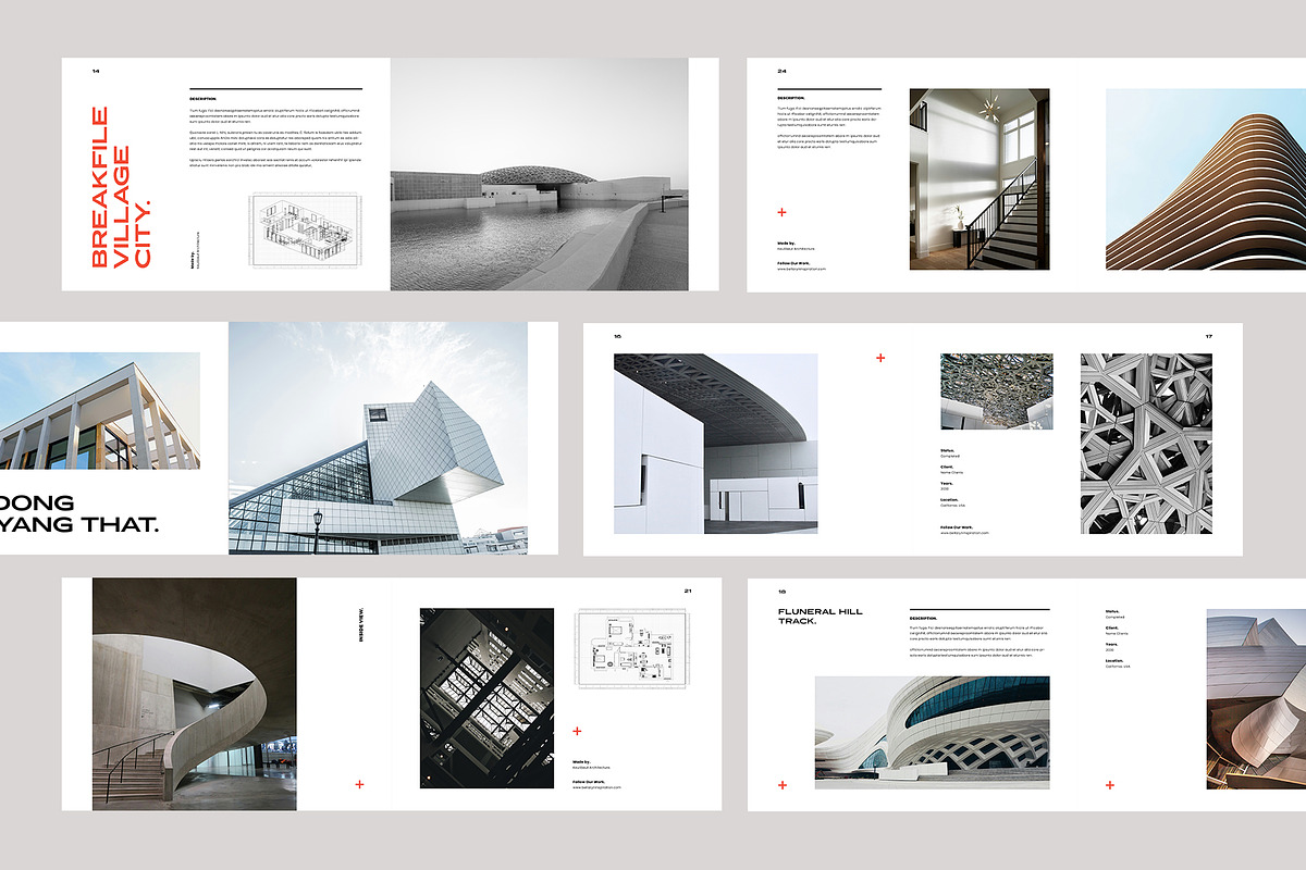 Architecture Portfolio Landscape, a Brochure Template by Occy Design (Photo 4 of 6)