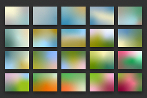 20 Spring Gradients Set