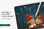 Magic Textures brushes for Procreate, a Brush Add-On by BocadebraShop (Thumbnail 5 of 6)