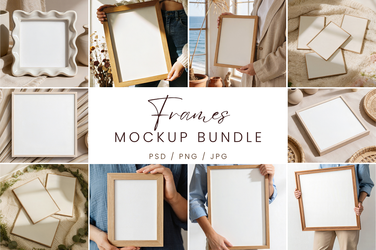 Ultimate Frame Mockup Collection, an Advertising Mockup by TatiMockup (Photo 1 of 7)