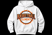 Basketball Elements Flame Sports, an Object Graphic by Artivon (Thumbnail 2 of 3)