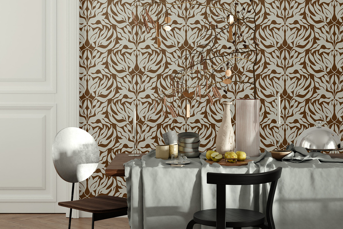 Classic Wallpaper, a Wallpaper Graphic by Bloomart Studio (Photo 5 of 6)
