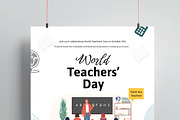 World Teachers Day, a Flyer Template by MightyDesign (Thumbnail 4 of 8)