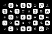 Leadership Glyph Icons, a Solid Icon by Brickclay (Thumbnail 5 of 7)