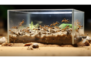 colony ant farm ai generated, a Technology Photo by pikepicture