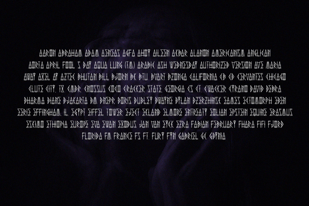Megalomaniac display font, a Serif Font by the-sastra (Photo 4 of 5)