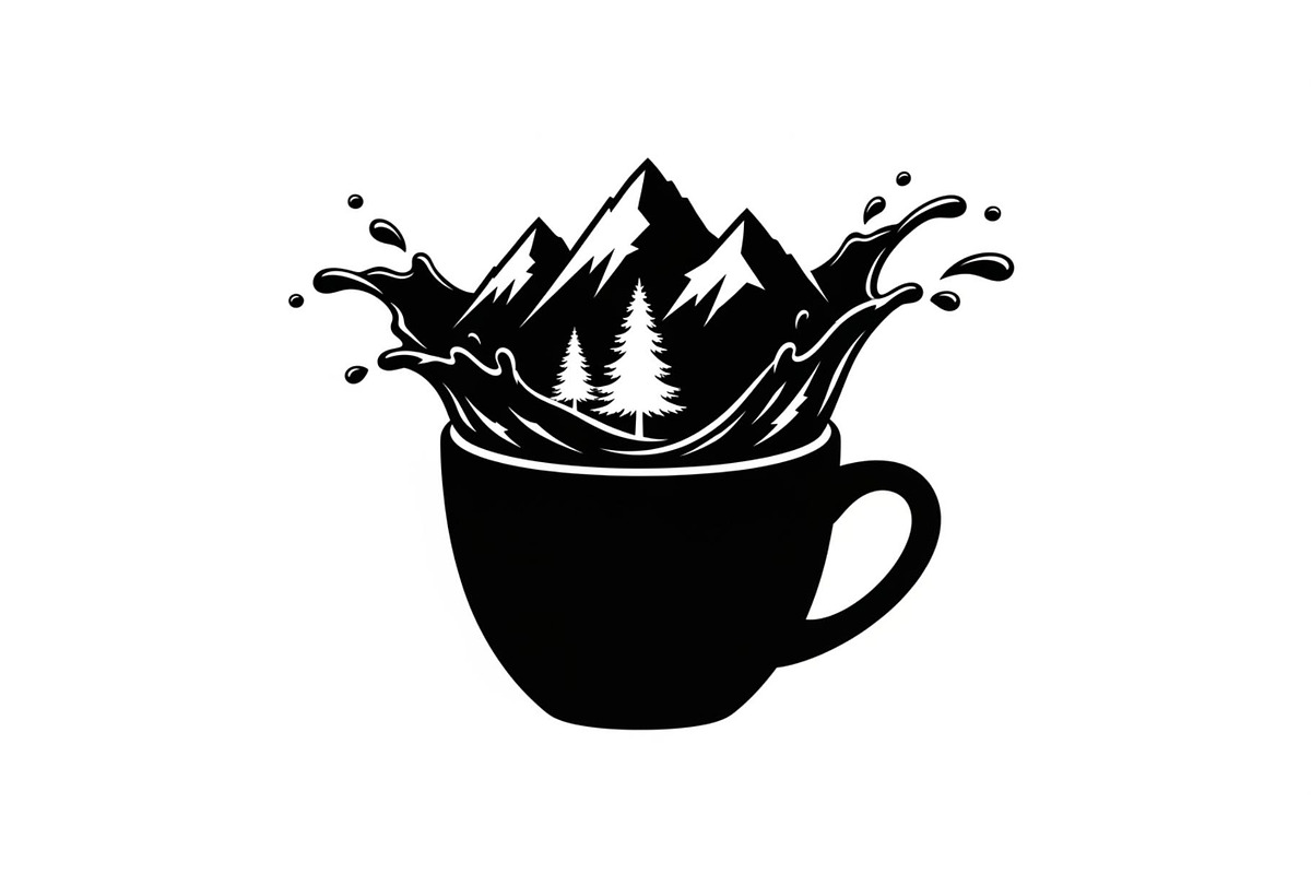 Mountain Coffee Cup Design Bundle, an Illustration by yasushie (Photo 16 of 31)