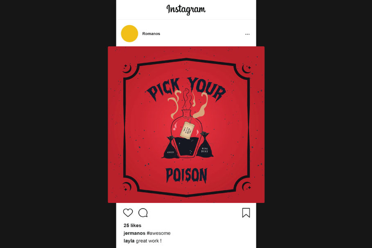 Halloween Party Invitation Post, a Social Media Template by FaraHelal (Photo 4 of 4)