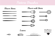 110 Floral Brushes for Illustrator, a Brush Add-On by Elinorka (Thumbnail 3 of 7)
