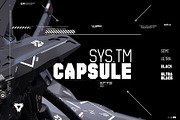 Capsule, a Sans Serif Font by Hydro74 (Thumbnail 1 of 4)