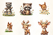 Cute Animals & Daisy Flowers Sublima, an Illustration by CrexoraLab (Thumbnail 3 of 5)