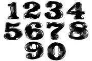10 Hand Painted Numbers, a Texture Illustration by BIOWORKZ (Thumbnail 5 of 5)